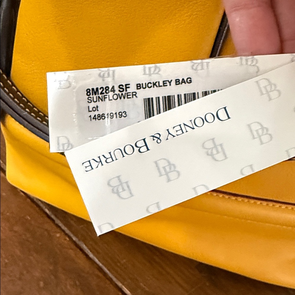 Yellow Leather Bucket Bag - Picture 4 of 4